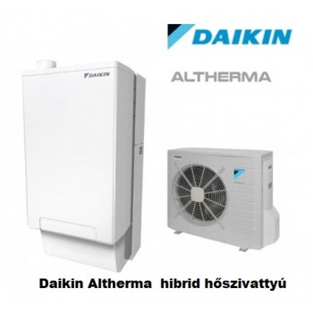 Daikin Altherma EVLQ08CV3/EHYHBH08AV32 hhibrid hőszivattyú fűtő-hűtő, 8 kW 
